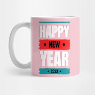 Happy New year 2023 Typography Mug